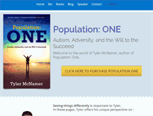 Tablet Screenshot of populationone.com